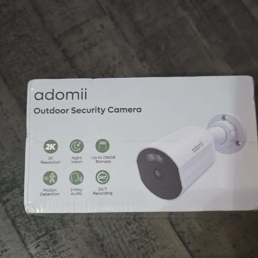 White Outdoor Security Camera